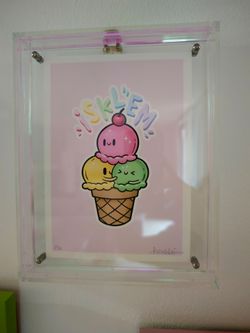 Iskl'em Limited Edition Art Print in Acrylic Frame