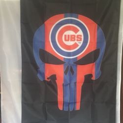 Chicago Cubs Punisher Wall Banner (3’x5’)