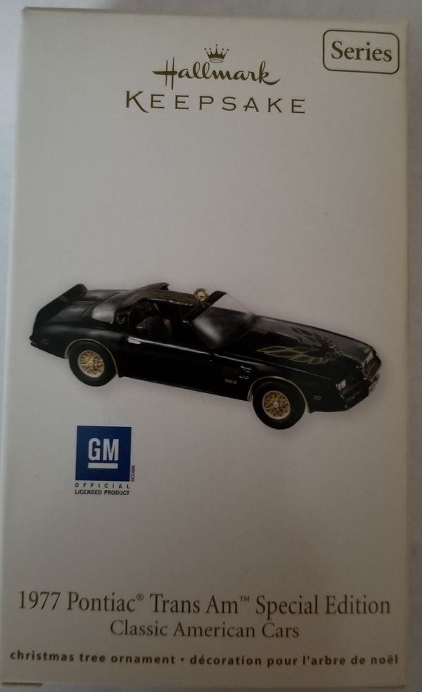 Hallmark Keepsake Ornament 1977 Pontiac Trans Am For Sale In
