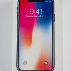 iPhone X Box And Original Accessories