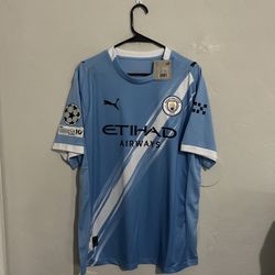 Manchester City 2025-26 Home Jersey (medium Large XL)