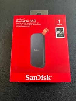 New SANDISK 1TB Portable SSD. 800mbs. Shoot me offer!