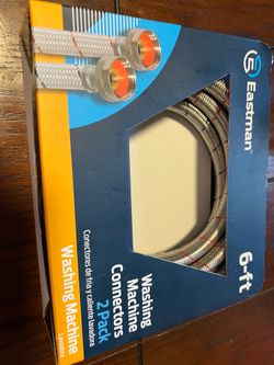 Washing machine connectors. 2 pack