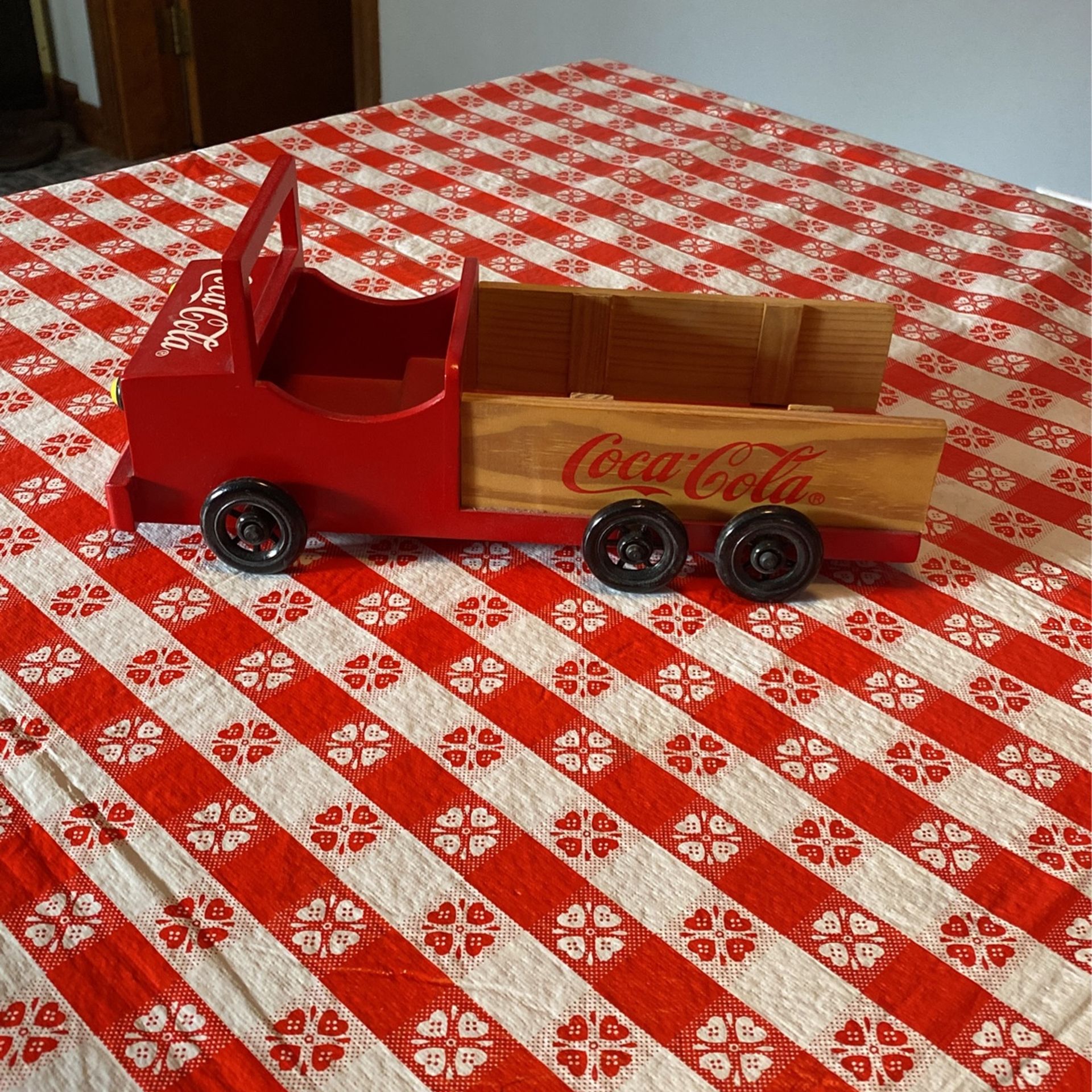Vintage Coca Cola Wooden Truck 