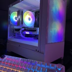 ⚡️ Custom White Gaming PC – Built & Ready to Perform ⚡️