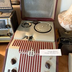 1940s Webster-Chicago Model 80-I wire recorder