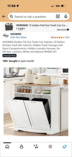 Laundry hamper cabinet with drawers