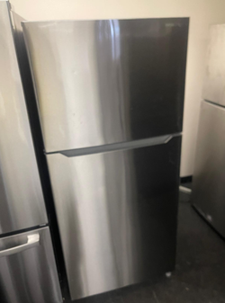 Stainless Steel Top Mount Fridge - Clean & Efficient