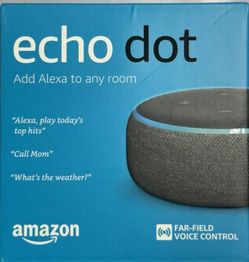 Amazon Echo Dot 3rd Gen Smart Speaker, Alexa NEW in box w/adapter! Choose Color!