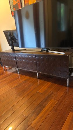 Custom wood console