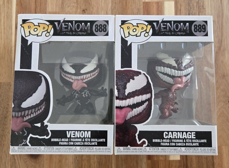 Funko Pop! Venom Let There Be Carnage LOT of 2