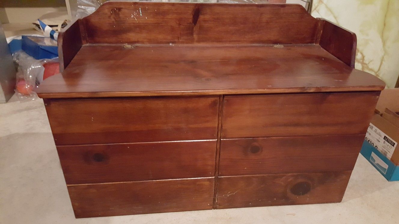 Solid Wood Toy Chest