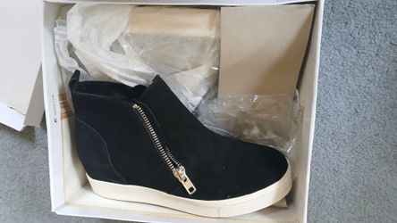 Steve Madden Wedgie Black Suede
