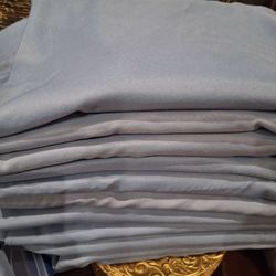 Dusty Blue 120 Round Tablecloth