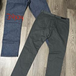 Men’s Pants Size 34x34 & 34x32 ($30 both)