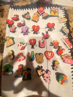 Bad Bunny Croc Charms