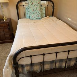 Antique double bed