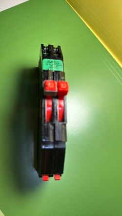 Double Pole Circuit Breaker with Red Switches