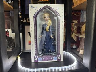 Disney Store Frozen Olaf's Frozen Adventure 17" Elsa Doll LE 7000 Disney Store NIB VG+