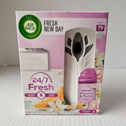 Air Wick Fresh New Day Automatic Starter Kit NEW