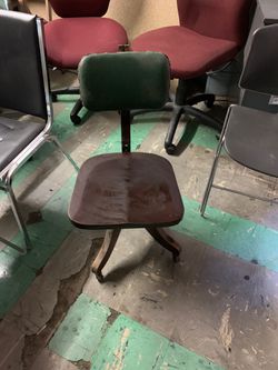 Antique desk chair