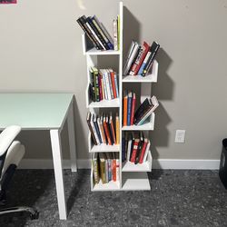 White Modern Book Case