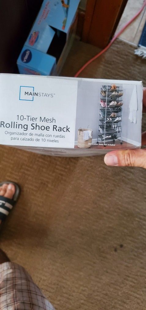 Rolling Shoe Rack 