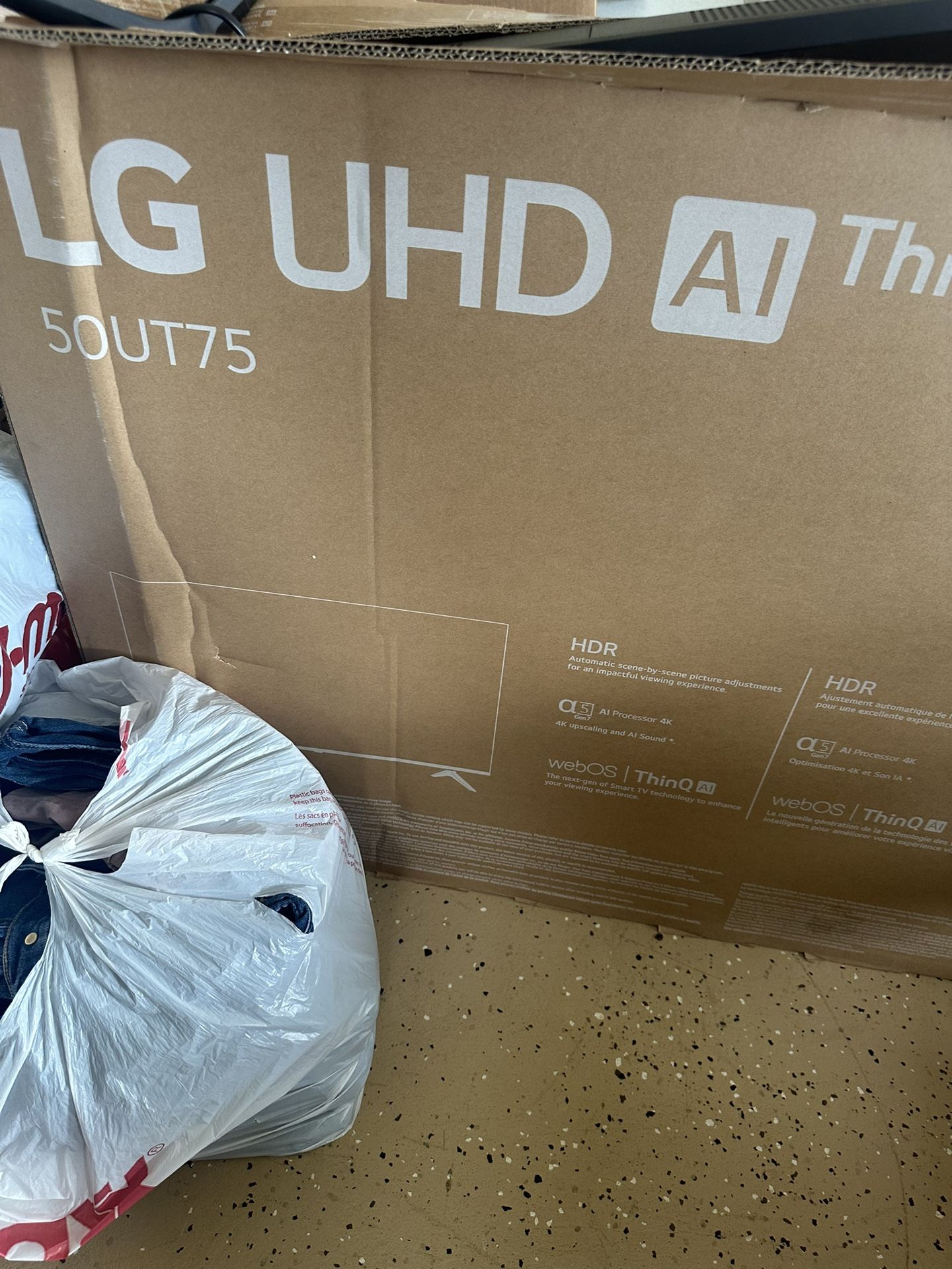 LG UT75 50 Inch TV