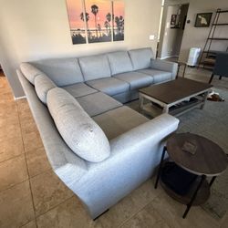 Living Spaces Sectional Couch