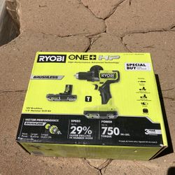 Brand New Ryobi Hammer Drill Kit 