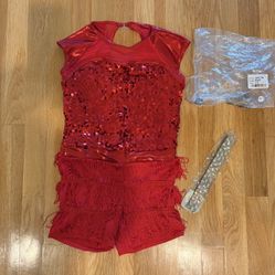 New Girls Costume And Hair Piece Size 10