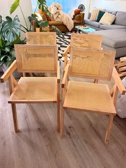 Ratan / Cane Dining chairs