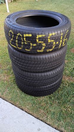 4 Used Tires 205-55-16 All Season