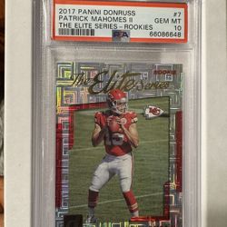 Patrick Mahomes Rookie Card PSA 10