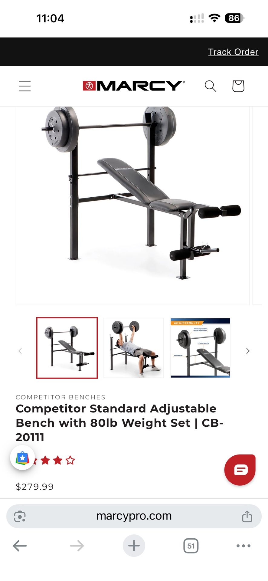 Competitor Weight Bench with 100lb. for Sale in Anaheim, CA - OfferUp