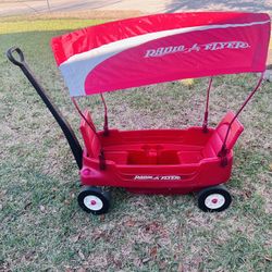 Radio Flyer Wagon With Shade 