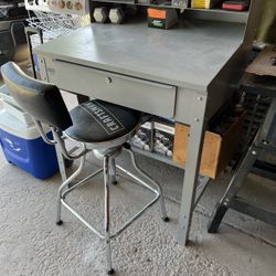 Garage Desk And Chair $100 Obo 