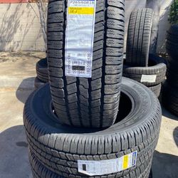 265/60r18 Goodyear sr-a set of new tires set de llantas nuevas 