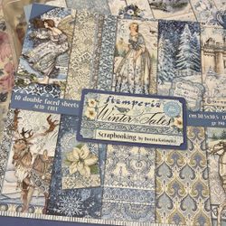 Winter Tales  By Stamperia  Scrapbooking Paper 