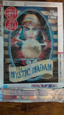 12x16 freak show mystic madam fortune teller diamond painting