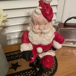 Ceramic Vintage Santa