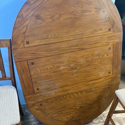 Dining table, microwave and tv stand