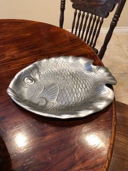 Tarnish Free Silver Plate Large Fish
