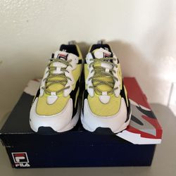 Men Shoes Fila Ray Tracker yellow and Black