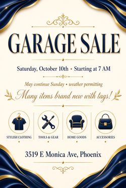 Garage Sale - Includes New/Never Used Items - Giftable for Christmas