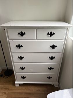 White dresser