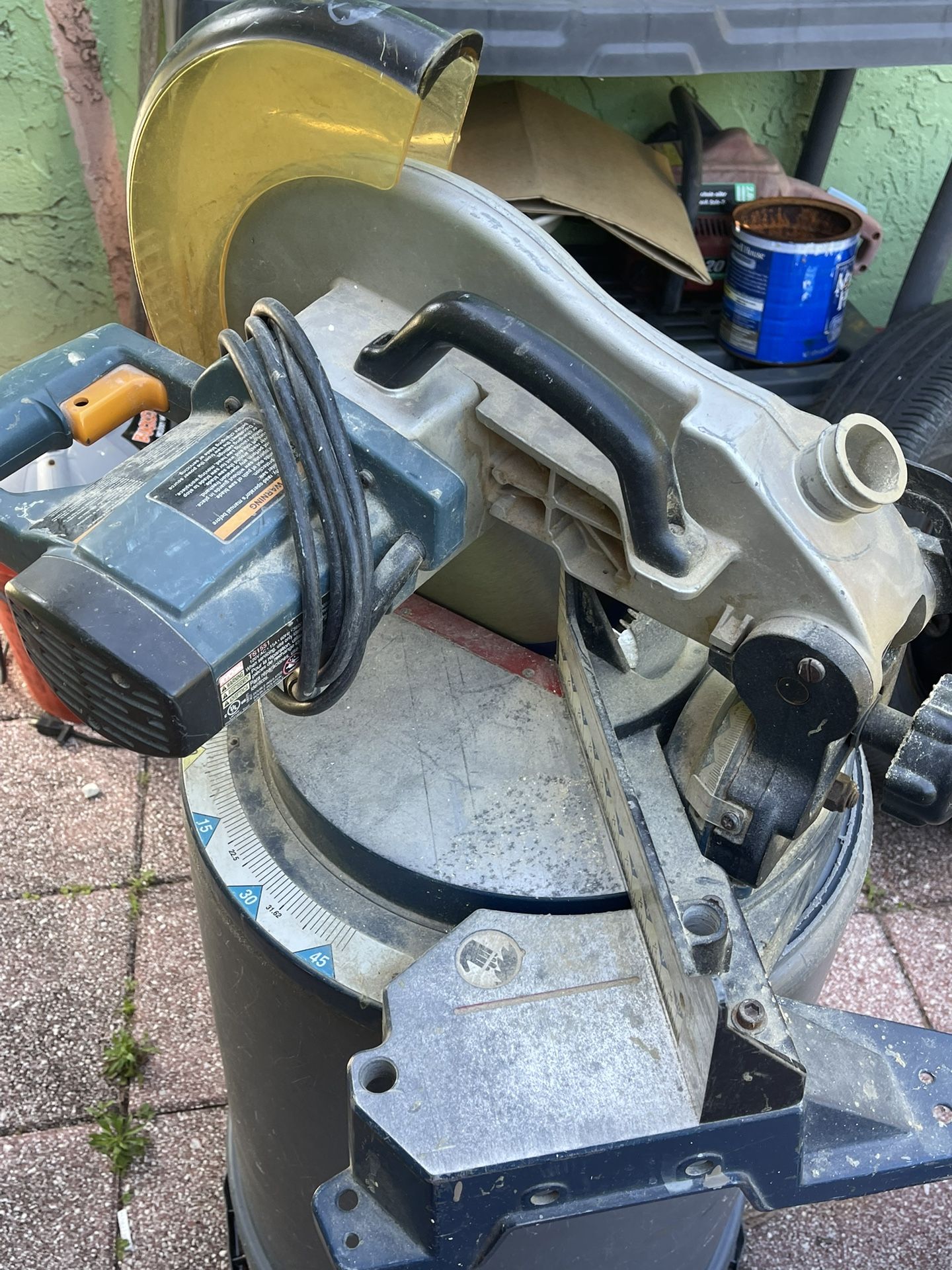 12inch ryobi Miter Saw With Blade(Works Good) Pickup In Stuart