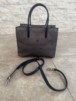 Kate spade NY glitter shopper tote