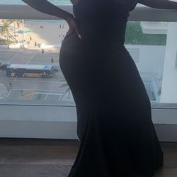 Black Elegant  Prom Dress 