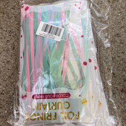 foil fringe curtain color your party